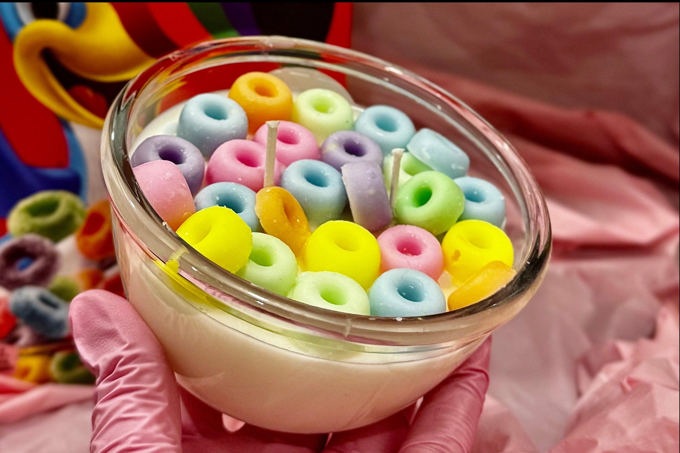 Fruit Loops Candle