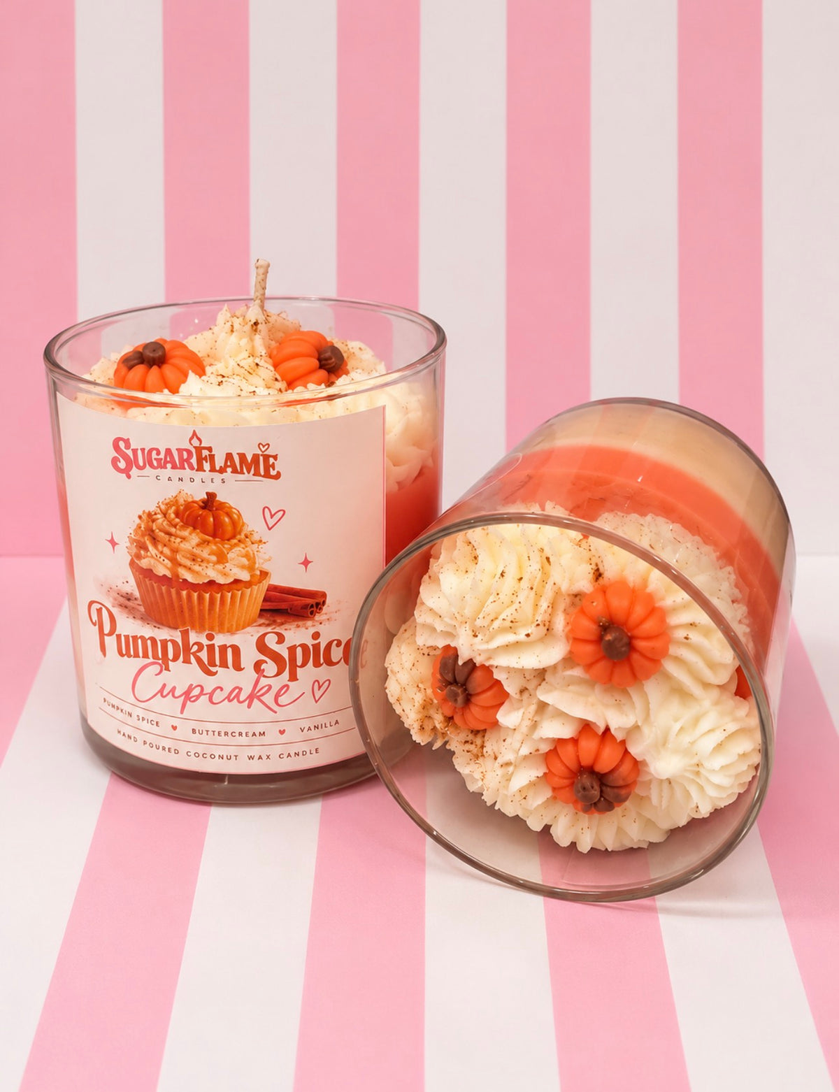 Pumpkin Spice Cupcake Candle